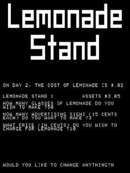Lemonade Stand cover art