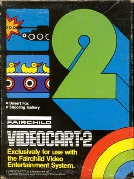 Videocart-2: Desert Fox & Shooting Gallery cover art