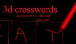 3D Crosswords cover art