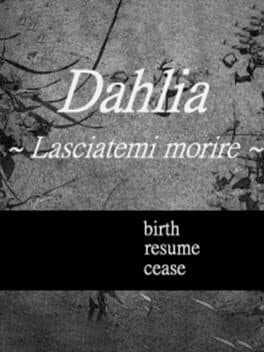 Dahlia: Lasciatemi morire cover art