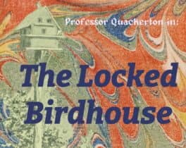 Professor Quackerton in: The Locked Birdhouse cover art