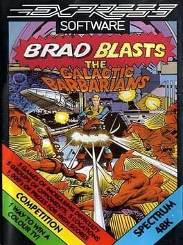 Brad Blasts the Galactic Barbarians cover art