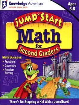 JumpStart Math for Second Graders cover art