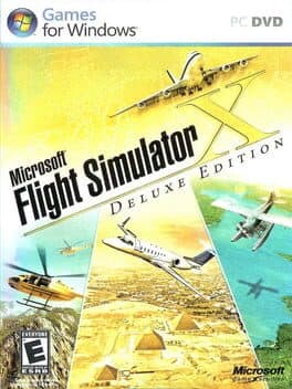 Microsoft Flight Simulator X: Deluxe Edition cover art