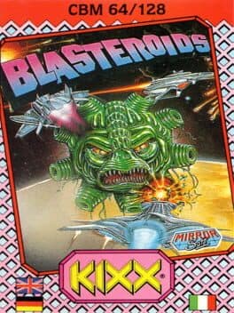 Blasteroids cover art