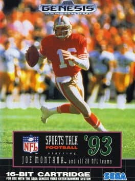 NFL Sports Talk Football '93 Starring Joe Montana cover art