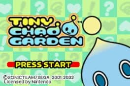 Tiny Chao Garden cover art