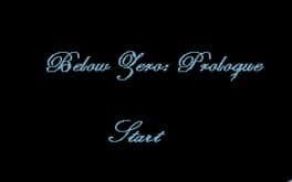 Below Zero: Prologue cover art