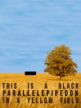 This is a Black Parallelepipedon in a Yellow Field cover art