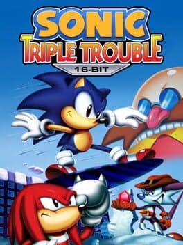 Sonic Triple Trouble 16-Bit cover art