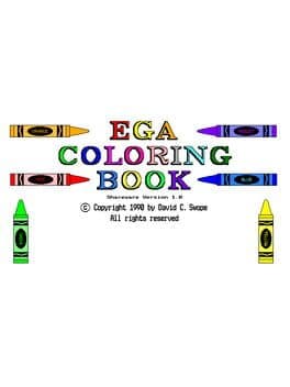 EGA Coloring Book cover art
