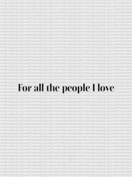 For All the People I Love cover art