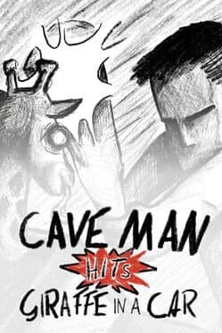 Caveman hits Giraffe in a Car cover art