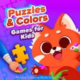 Puzzles & Colors: Games for Kids - Toddler Coloring Book Draw Paint cover art