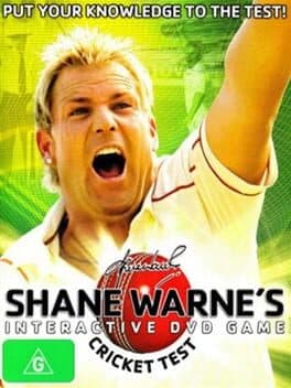 Shane Warne's Cricket Test Interactive DVD Game cover art