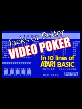 Jacks or Better Video Poker cover art