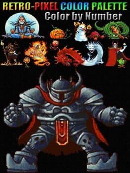 Retro-Pixel Color Palette: Color by Number cover art