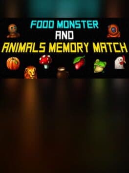 Food Monster and Animals Memory Match cover art