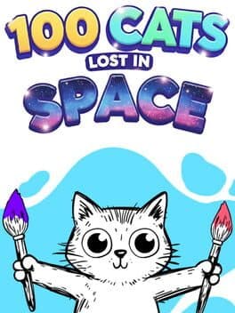 100 Cats Lost in Space Find & Color cover art
