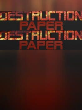 Destruction Paper cover art