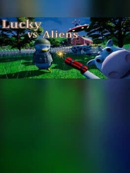 Lucky VS Aliens cover art