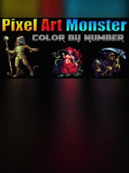 Pixel Art Monster: Color by Number cover art
