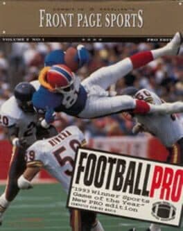 Front Page Sports Football Pro cover art