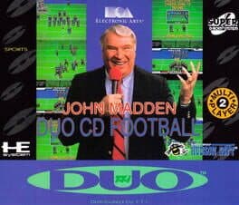 John Madden Duo CD Football cover art
