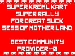 Super Kreml Kart Super Rally cover art