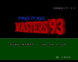 Ping Pong Masters '93 cover art