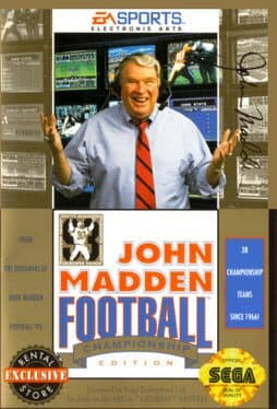 John Madden Football '93: Championship Edition cover art