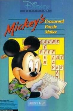 Mickey's Crossword Puzzle Maker cover art
