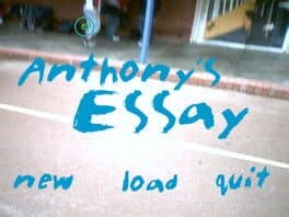 Anthony's Essay cover art
