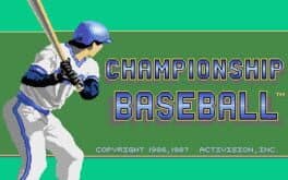 Championship Baseball cover art