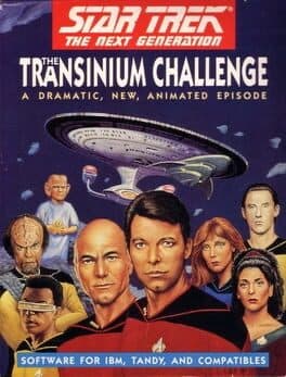 Star Trek: The Next Generation - The Transinium Challenge cover art