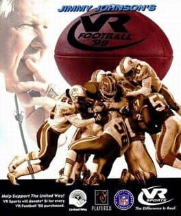 Jimmy Johnson's VR Football '98 cover art