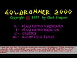 Gold Runner 2000 cover art