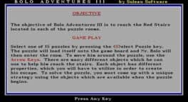 Bolo Adventures III cover art