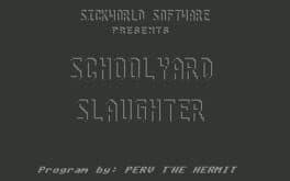 Schoolyard Slaughter cover art