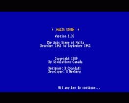 Malta Storm cover art