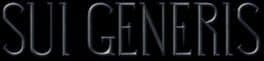 Sui Generis cover art