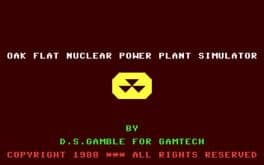 The Oakflat PWR Nuclear Power Plant Simulator cover art