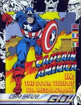Captain America in: The Doom Tube of Dr. Megalomann cover art
