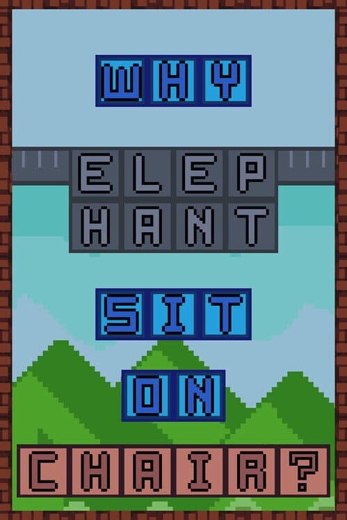 Why Elephant Sit on Chair?