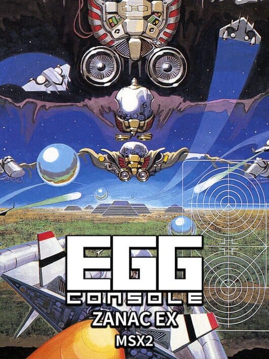 Eggconsole Zanac EX MSX2 cover art