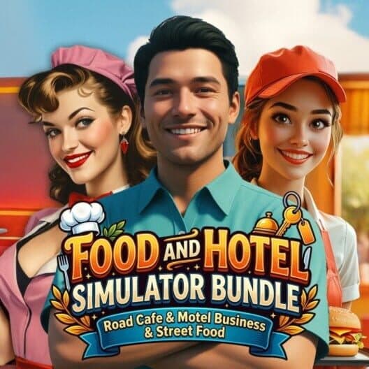 Food And Hotel Simulator Bundle: Road Cafe & Motel Business & Street Food cover art