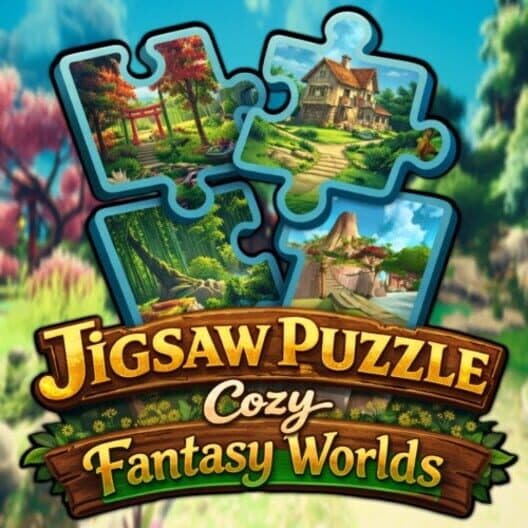 Jigsaw Puzzle: Cozy Fantasy Worlds cover art