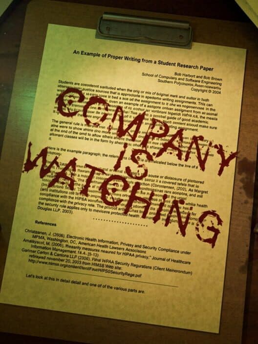 Company is Watching cover art