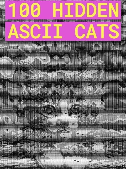 100 Hidden ASCII Cats cover art