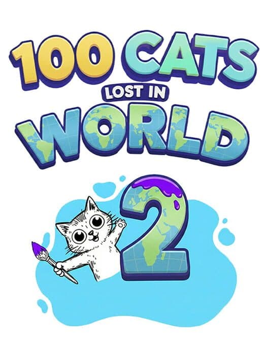 100 Cats Lost In World 2 Find & Color cover art